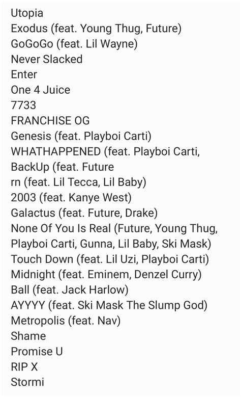 leakutopia|travis scott utopia leak.